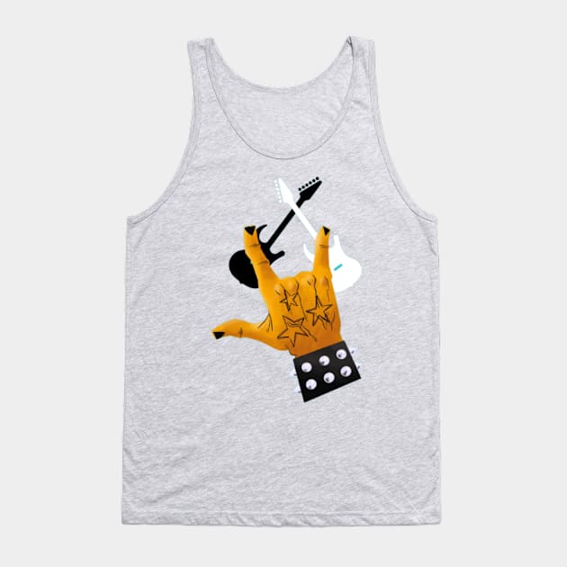 ROCK AND ROLL! Tank Top by Craftshirt